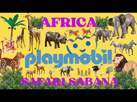 African Savanna Safari Playmobil Sabana. África salvaje. Wild Life Kenya. Wiltopia. Kenia🦁🦓🐆🦒🦛🐒🐘🦏🦩