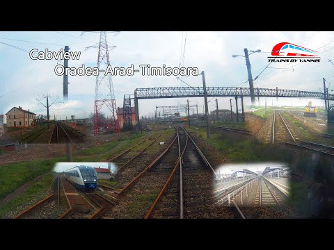 Cabview Oradea - Arad - Timisoara Nord cu Trenul / Vedere din Cabina cu Trenul IR 1539 [FULL] 🚄