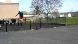 Shawn Jumpin' the Fence
