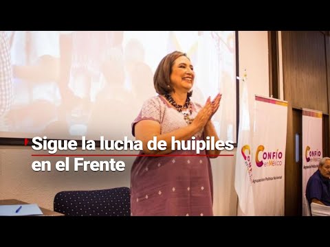 ¿AMIGAS Y RIVALES? Sigue la lucha de huipiles en el Frente Amplio por México