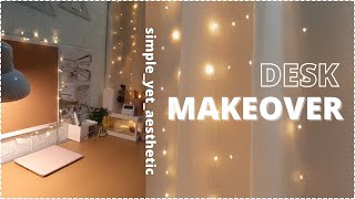 Desk Setup | korean-inspired, minimalist, pinterest, functional + shopee finds!!