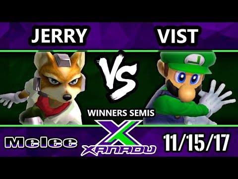 S@X 228 Melee - Jerry (Fox) Vs. Vist (Luigi) - Smash Melee Winners Semis - SSBM