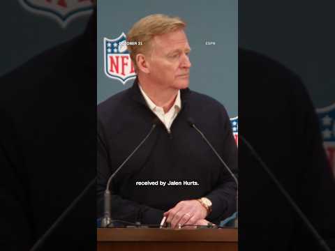 NFL commissioner says he welcomes investigation into Jalen Hurts’ medical care