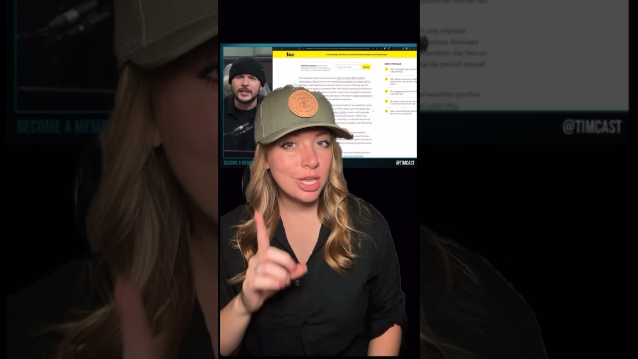 Tim Pool DESTROYS ￼￼Idea of Founders Banning Machine Guns #2ndamendment #shortsvideo #shorts