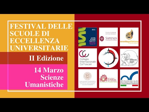Festival delle Scuole di Eccellenza Universitarie - 2° Edizione - Scienze Morali