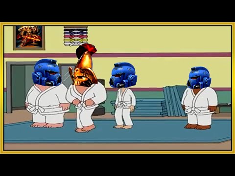 Custode Trains With Space Marines! (40K Meme)