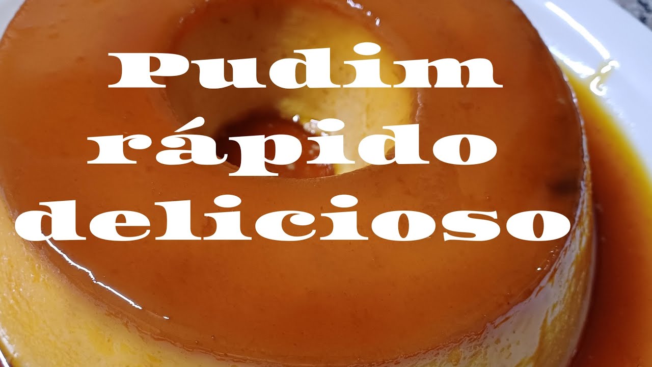 pudim rápido na panela de pressão