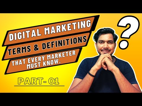 Digital Marketing Terms and Definitions You Should Know Part 01