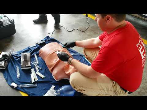 RedSTAR finger thoracostomy training