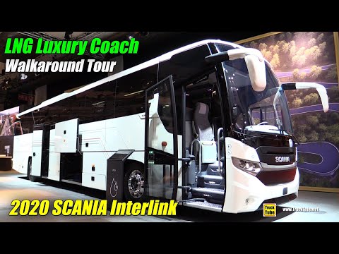 2020 Scania Interlink LNG Coach - Exterior Interior Walkaround