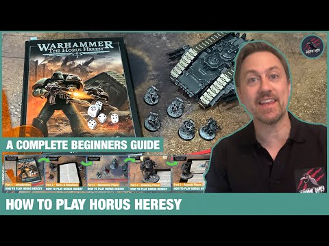 BEGINNERS GUIDE TO HORUS HERESY - All The Rules To Get Started In One How To Play Horus Heresy Video