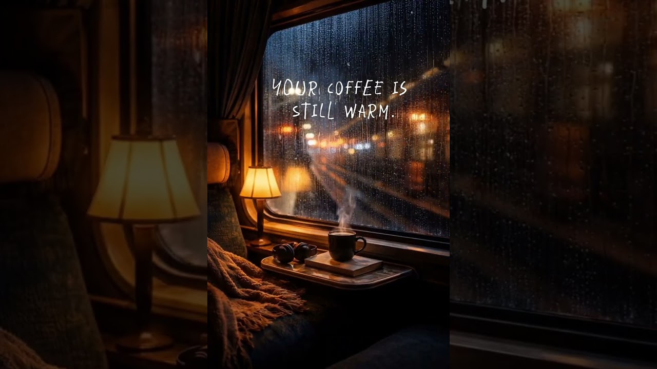 Cozy Train Window: Rain Sounds for Sleep & Study | Aesthetic ASMR #TrainRide #SleepASMR #FocusMusic
