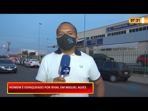 Homem é esfaqueado pelo cunhado após briga familiar em Miguel Alves 02 02 2021