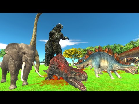 GODZILLA VS ALL UNIT - Animal Revolt Battle Simulator