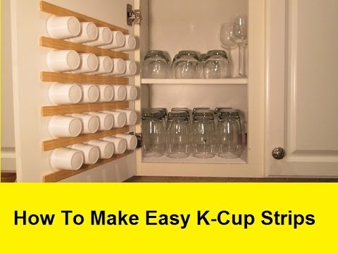 Space Saving K-Cup Strips, Fast and Easy - Instructables