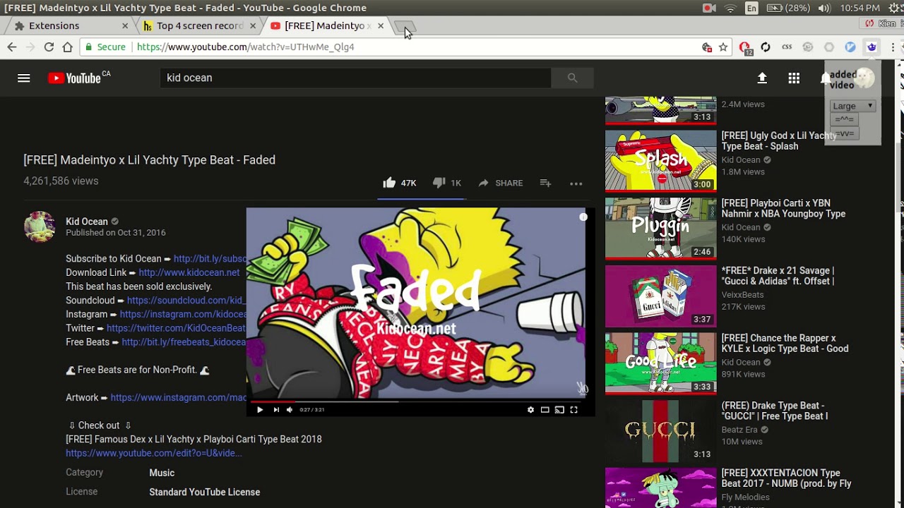 CrossTube - A Chrome Extension