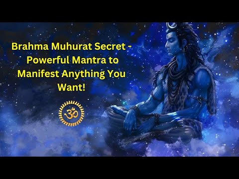 Chant at Brahma Muhurat -  Watch Your Desires Come True!