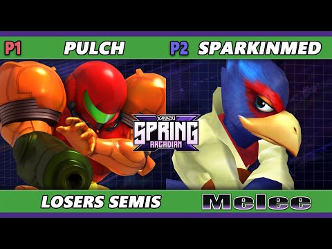 Xanadu Spring Arcadian Losers Semis - Pulch (Samus) Vs. SparkinMed (Falco) Smash Melee - SSBM