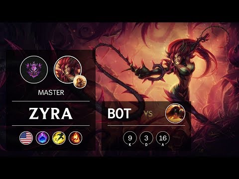 Zyra Bot vs Sivir - NA Master Patch 9.6