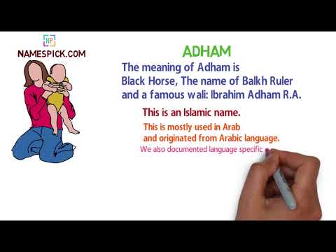 The meaning of Adham