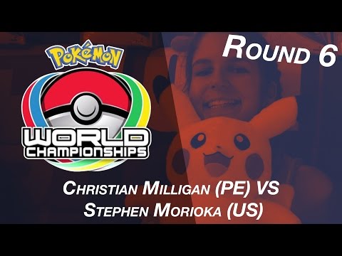 CHAMPIONNAT DU MONDE POKEMON 2016 : D1 - Round 6 - Christian Milligan (PE) VS  Stephen Morioka (US)