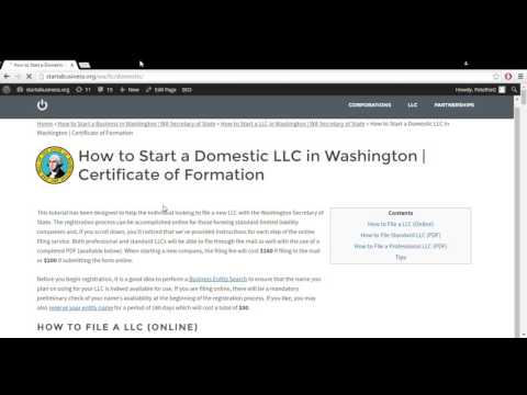 How to register llc in pa