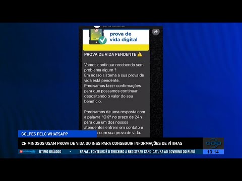 Criminosos usam prova de vida do INSS para conseguir informações de vítimas 05 08 2022