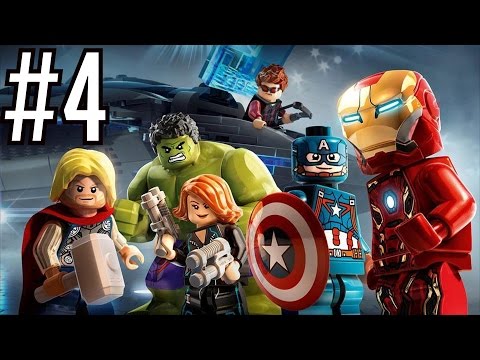 LEGO Marvel's Avengers (Xbox360) Walkthrough Part 4 Let's Play Playthrough Review 1080p