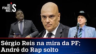 Moraes ordena operação contra Sérgio Reis e Otoni de Paula