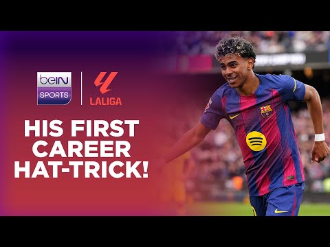 Lamine Yamal's FIRST career hat-trick! | LaLiga 25/26 Moments