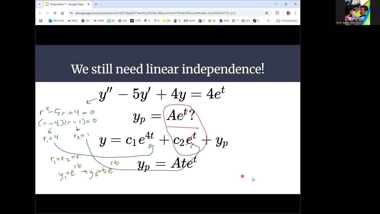 Differential Equations - Module 7 Overview