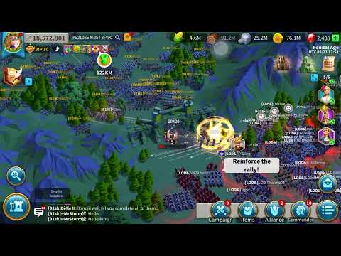 91IK vs LOD 2707 Level 5 Pass Rally KVK2 #riseofkingdoms