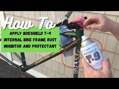 How To Apply Boeshield T-9 Internal Bicycle Frame Rust Inhibitor and Protectant