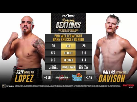 Dallas Davison vs. Erik Lopez - Fusion Fight League: Season's Beatings