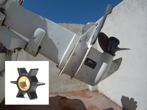 How to replace impeller on an outboard motor (Johnson 25hp)