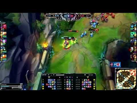 Shaco AP Top - Enemy Jungler trying to Gank! - League of Legends