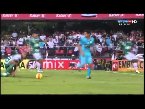 Guarani 0 x 3 Santos - Neymar e Ganso - Final Paulistão 2012 06/05/2012