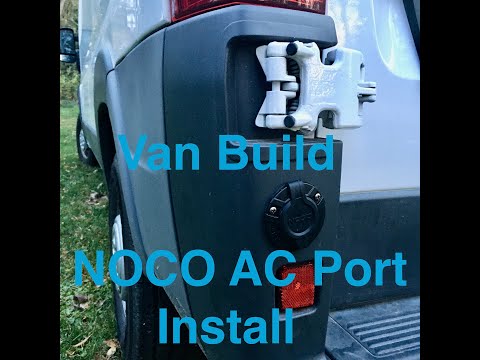 NOCO  Electrical Port for Shore Power on Promaster... so easy.