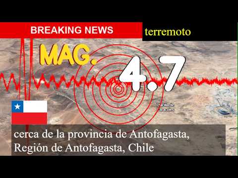 😱🚨 Terremoto cerca de la provincia de Antofagasta, Región de Antofagasta, Chile actualizaciones en v