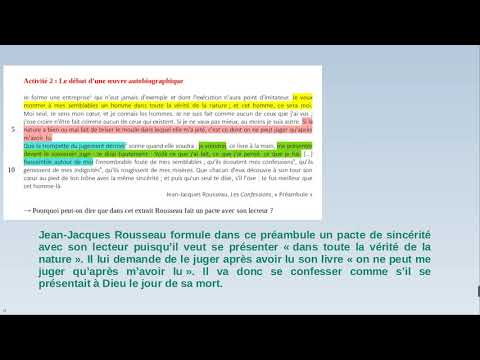 Troisièmes séance 1 Qu'est-ce qu'une autobiographie?