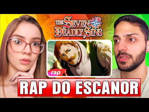 (PECADO MAIS FORTE? 🤔) Profª Reage｜Rap do Escanor (Nanatsu no Taizai)－ORGULHOSO COMO UM LEÃO｜REACT
