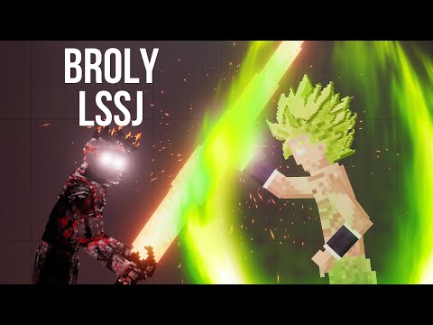 Broly Legendary Super Saiyan vs Dark Soul Boss - People Playground 1.22.3