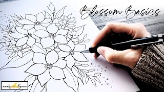 Floral Masterpiece! Step-by-Step Guide to Drawing a Beautiful Arrangement! Winter Art: Part 1 of 2!