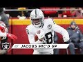 Josh Jacobs Mic'd Up vs. Chiefs | Raiders