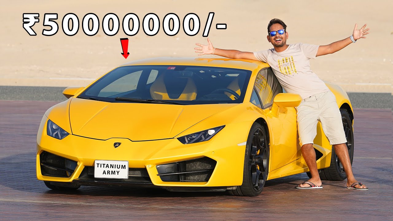 Driving Our Lamborghini - Worth ₹5 Crore | Super Car