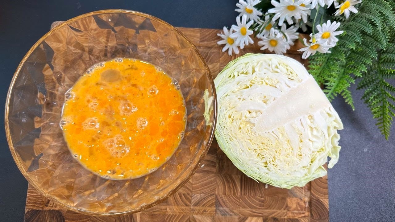 Quick and Healthy: Cabbage and Eggs Recipe in 5 Minutes!