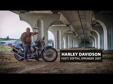 Harley Davidson fxsti softail springer 2007 Синька