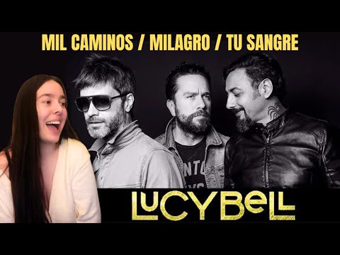 ESPAÑOLA REACCIONA a LUCYBELL en MIL CAMINOS, MILAGRO y TU SANGRE