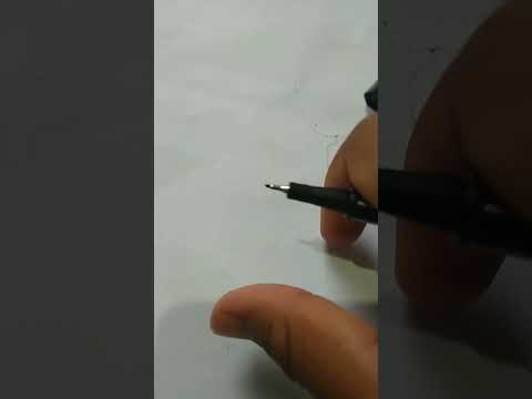 desenho so com caneta preta ponta fina sera que deu certo 🤨👌✔