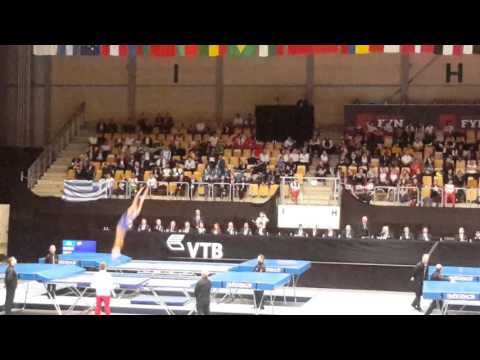ZHUK Artsiom BLR compulsory Trampoline World Championships 2015
